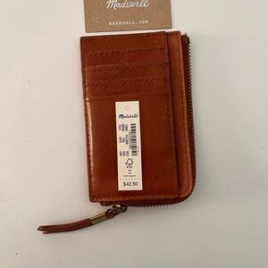 Madewell Brown Leather Card Case